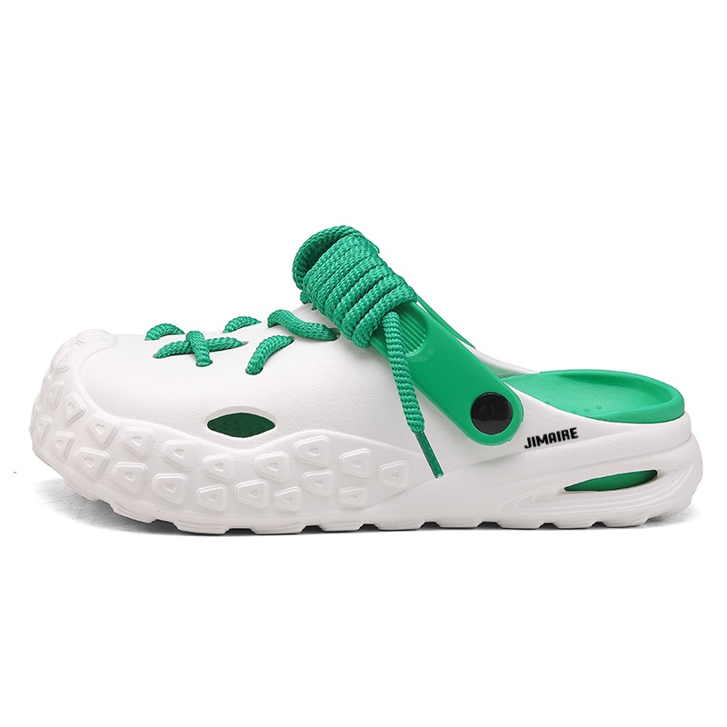 King Jinmai Клоги унисекс бело-зеленые 36-41, цвет White Green 36-41
King Jinmai Клоги унисекс бело-зеленые 36-41, цвет White Green 36-41