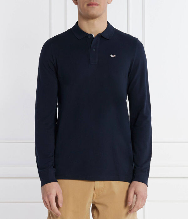 Рубашка поло Tommy Jeans, синий 
Рубашка поло Tommy Jeans, синий