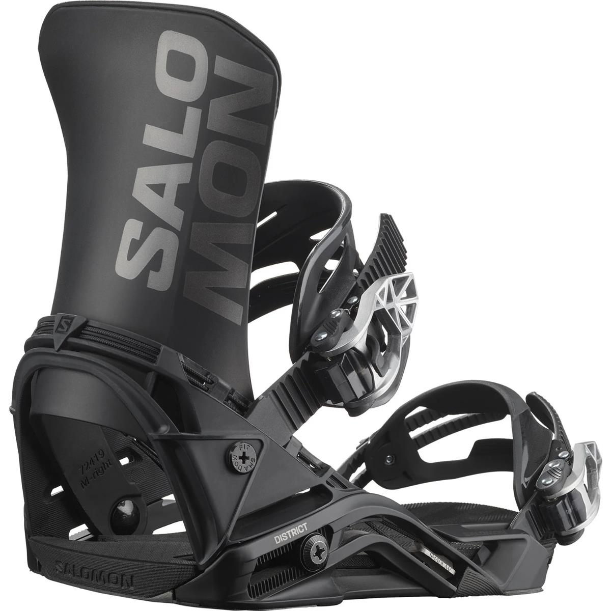 Крепления Salomon District, мужские Salomon Snowboards, Black
Крепления Salomon District, мужские Salomon Snowboards, Black