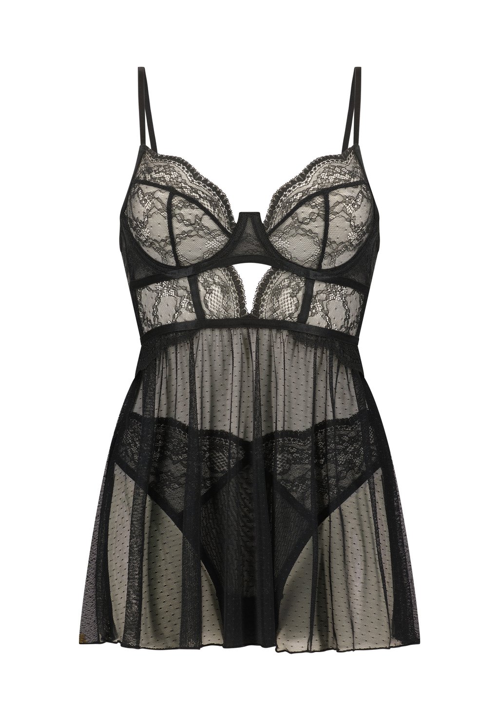 Пижама ISABELLLE BABYDOLL SET Hunkemöller, черный
Пижама ISABELLLE BABYDOLL SET Hunkemöller, черный