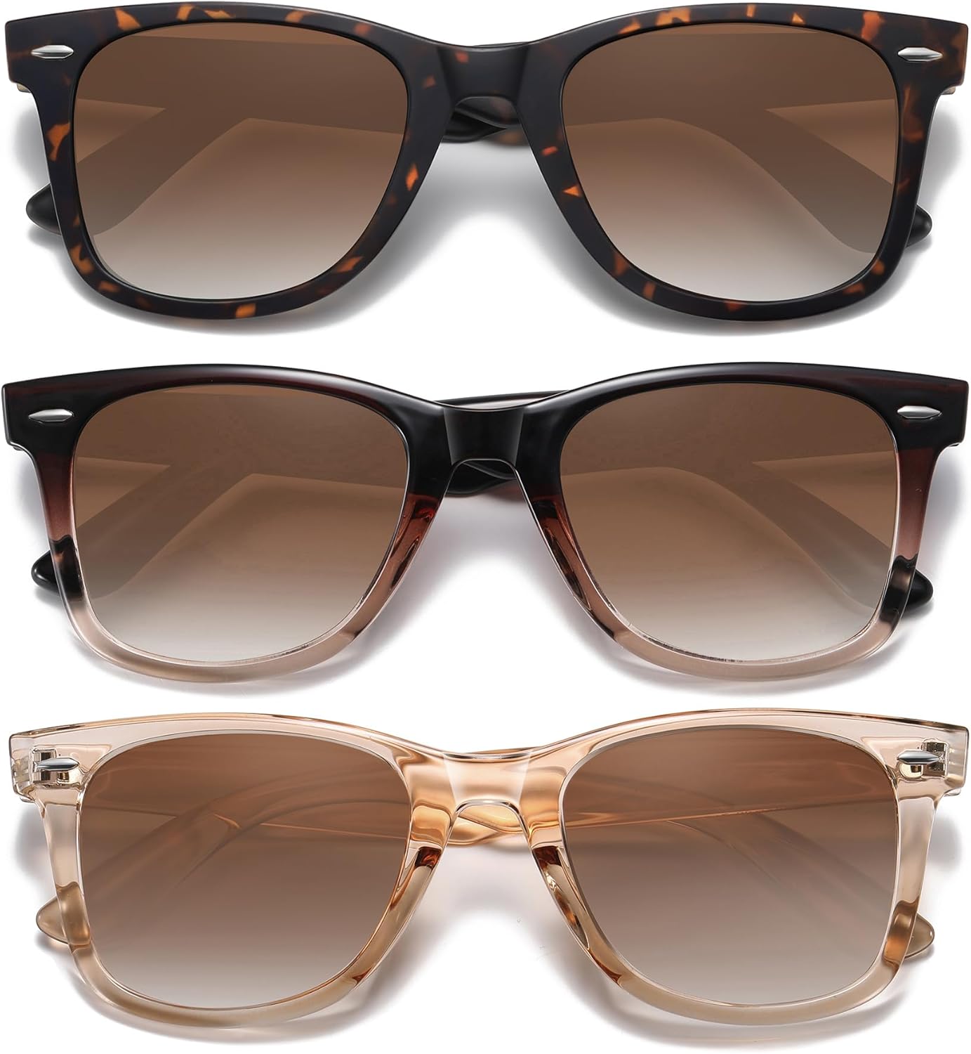 Солнцезащитные очки MEETSUN Retro с поляризованными линзами для женщин и мужчин, классические зеркальные линзы, стильные очки для вождения, защита от УФ-излучения (3 шт.), (3 Pack) Leopard Brown/Brown Gradient/Brown
Солнцезащитные очки MEETSUN Retro с поляризованными линзами для женщин и мужчин, классические зеркальные линзы, стильные очки для вождения, защита от УФ-излучения (3 шт.), (3 Pack) Leopard Brown/Brown Gradient/Brown
