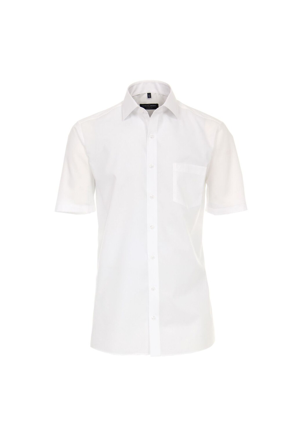 Мужская деловая рубашка с короткими рукавами, однотонная, современного кроя CASAMODA
Мужская деловая рубашка с короткими рукавами, однотонная, современного кроя CASAMODA