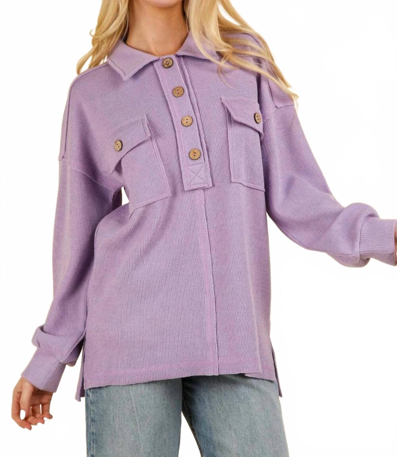 Топ-хенли с воротником на пуговицах цвета орхидеи New In, Orchid
Топ-хенли с воротником на пуговицах цвета орхидеи New In, Orchid