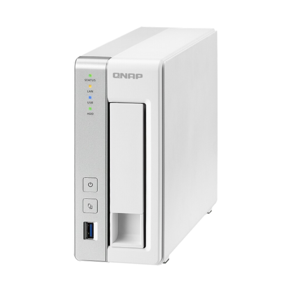 Сетевое хранилище QNAP TS-131, 1 отсек, 512 МБ, без дисков, белый
Сетевое хранилище QNAP TS-131, 1 отсек, 512 МБ, без дисков, белый