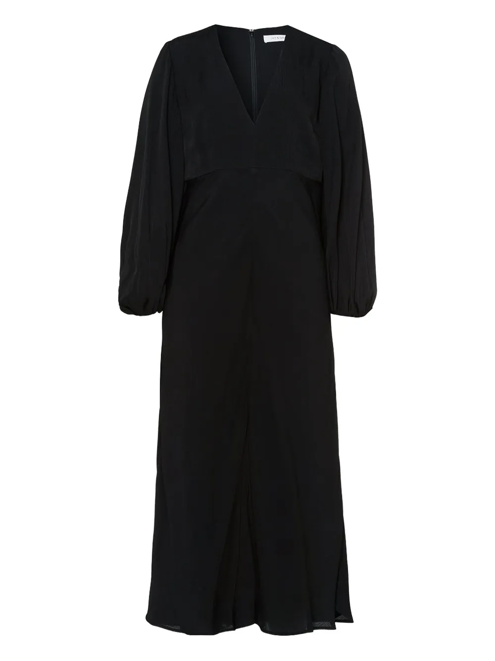 Платье миди с V-образным вырезом и рукавами-фонариками IVY OAK, черный
Платье миди с V-образным вырезом и рукавами-фонариками IVY OAK, черный