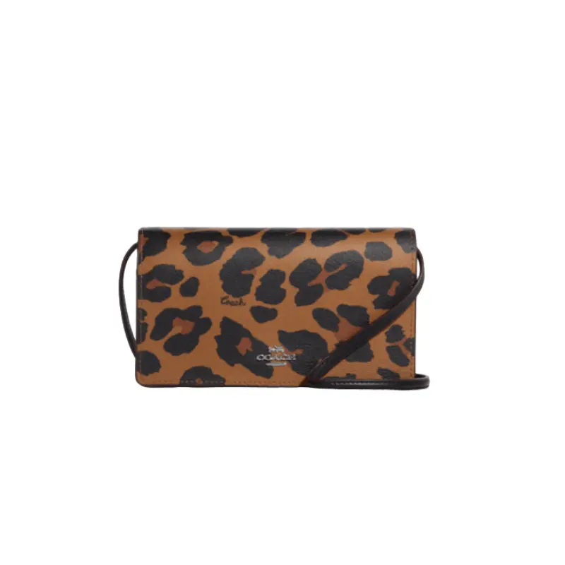 Клатч Coach Outlet Anna Foldover Clutch Crossbody With Leopard Print, серебряный/коричневый/черный
Клатч Coach Outlet Anna Foldover Clutch Crossbody With Leopard Print, серебряный/коричневый/черный