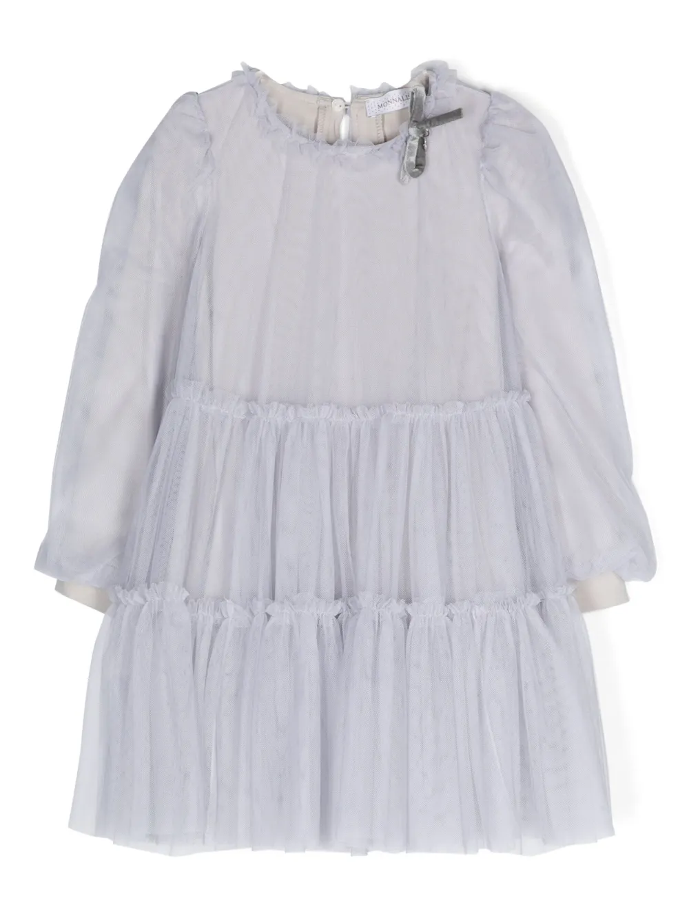 Ярусное платье мини из тюля Monnalisa, серый
Ярусное платье мини из тюля Monnalisa, серый