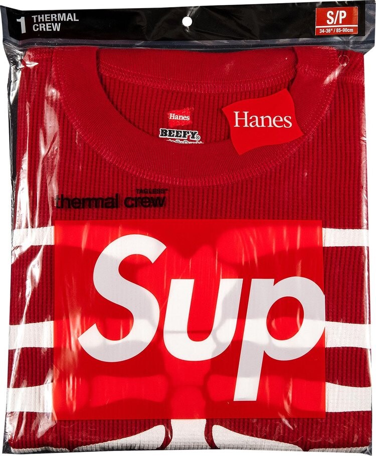Толстовка Supreme x Hanes Bones Thermal Crew (1 Pack) 'Red', красный
Толстовка Supreme x Hanes Bones Thermal Crew (1 Pack) 'Red', красный