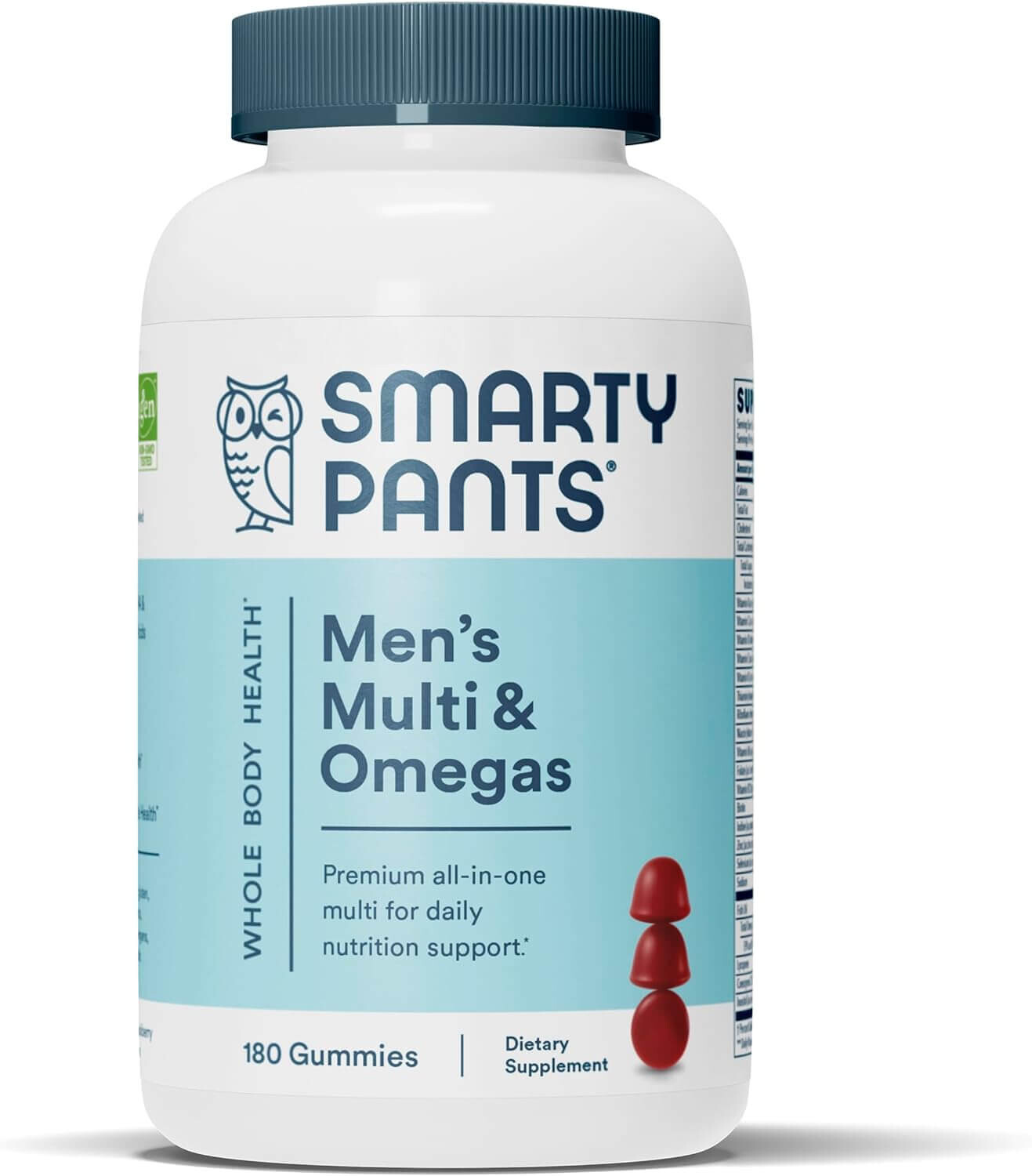Комплекс для мужчин SmartyPants Men's Multivitamin & Omegas, 180 жевательных таблеток
Комплекс для мужчин SmartyPants Men's Multivitamin & Omegas, 180 жевательных таблеток