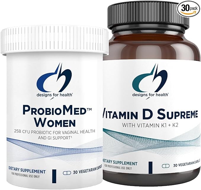 Набор с витамином D и пробиотиками для женщин - ProbioMed Women (30 капсул)
Набор с витамином D и пробиотиками для женщин - ProbioMed Women (30 капсул)