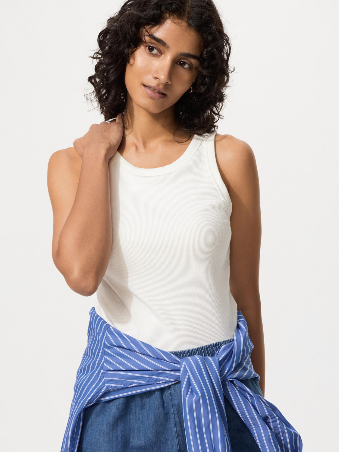 Майка Uniqlo Ribbed Bra, 00 белый
Майка Uniqlo Ribbed Bra, 00 белый