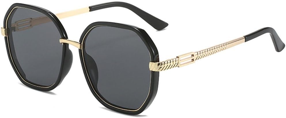 Женские солнцезащитные очки в крупной металлической оправе для активного отдыха, путешествий и вечеринок, мужские очки для вождения с защитой от УФ-излучения UV400 MTZJH, Black Grey
Женские солнцезащитные очки в крупной металлической оправе для активного отдыха, путешествий и вечеринок, мужские очки для вождения с защитой от УФ-излучения UV400 MTZJH, Black Grey