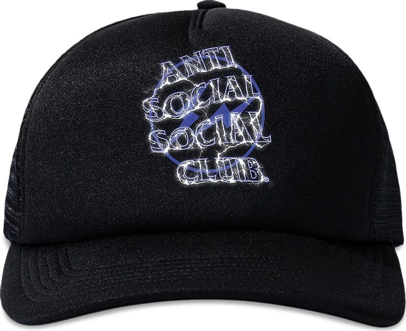 Кепка Anti Social Social Club x Fragment Design Bolt, черный/синий
Кепка Anti Social Social Club x Fragment Design Bolt, черный/синий