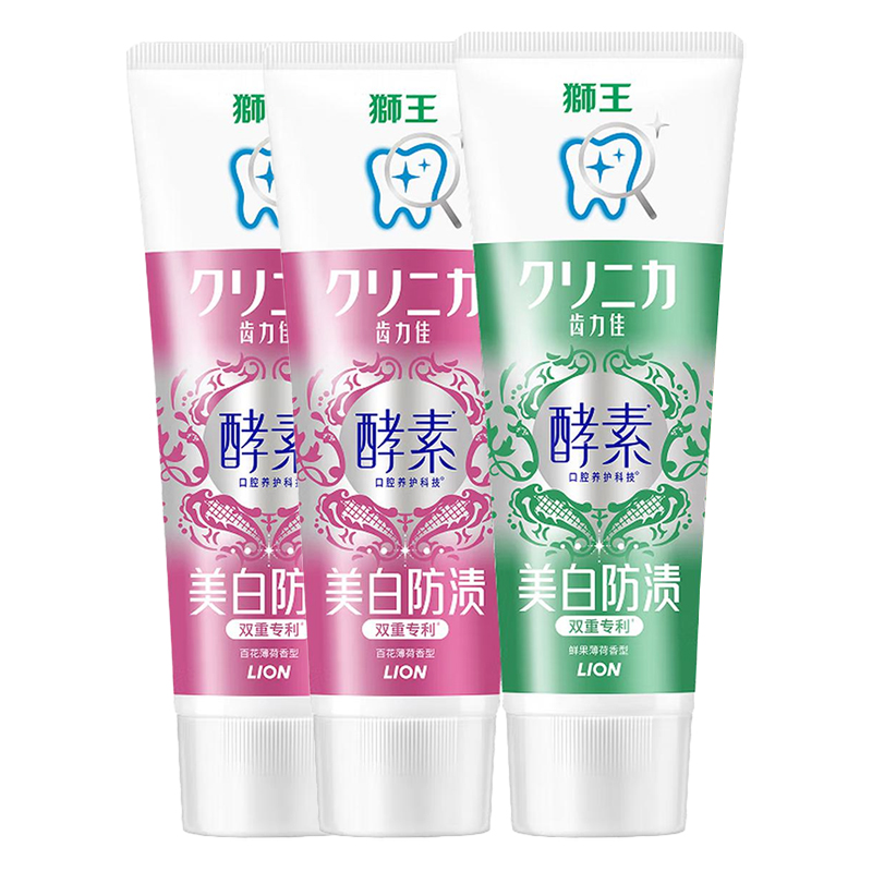 Набор зубной пасты с высокоактивными ферментами для очистки и свежести дыхания 130г*3 LION
Набор зубной пасты с высокоактивными ферментами для очистки и свежести дыхания 130г*3 LION