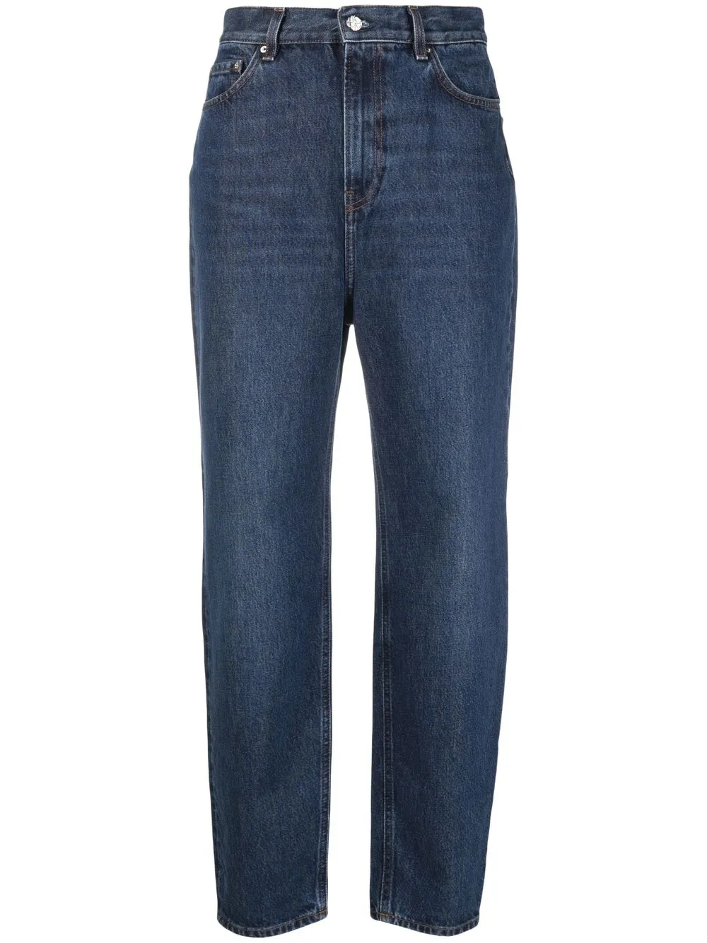 Джинсы бойфренды с завышенной талией TOTEME, синий
Джинсы бойфренды с завышенной талией TOTEME, синий