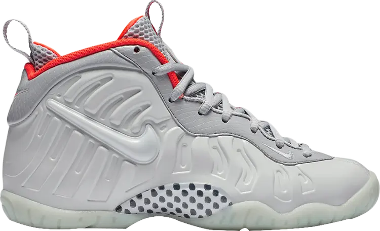 Кроссовки Nike Little Posite Pro GS 'Pure Platinum', серый 
Кроссовки Nike Little Posite Pro GS 'Pure Platinum', серый