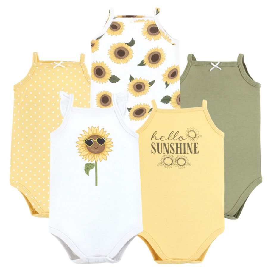 Мягкие хлопковые комбинезоны без рукавов Hudson Baby, Sunflower
Мягкие хлопковые комбинезоны без рукавов Hudson Baby, Sunflower