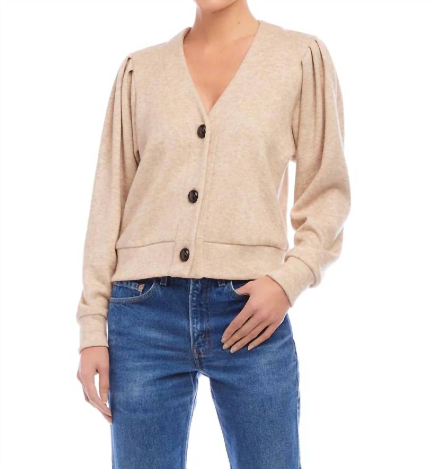 Кардиган Madeline цвета овса Fifteen Twenty, цвет oat
Кардиган Madeline цвета овса Fifteen Twenty, цвет oat