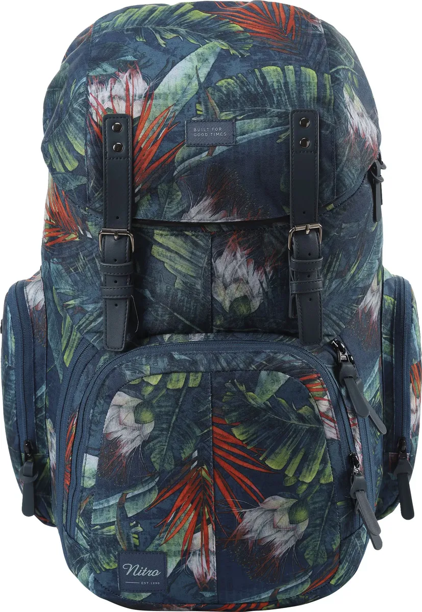 Рюкзак для ноутбука NITRO "Weekender", дорожный рюкзак с отделением для ноутбука, школьный рюкзак, походный рюкзак, цвет Tropical
Рюкзак для ноутбука NITRO "Weekender", дорожный рюкзак с отделением для ноутбука, школьный рюкзак, походный рюкзак, цвет Tropical