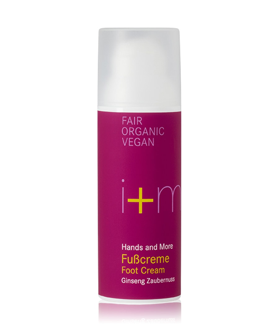 Крем для ног i+m Naturkosmetik Hands and More Ginseng Zaubernuss, 50 ml
Крем для ног i+m Naturkosmetik Hands and More Ginseng Zaubernuss, 50 ml