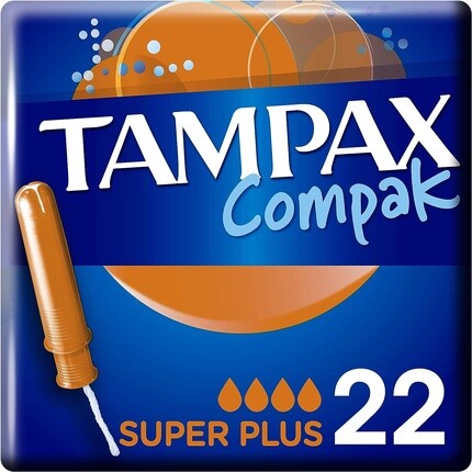 Тампоны Tampax Compak Super Plus с аппликатором
Тампоны Tampax Compak Super Plus с аппликатором