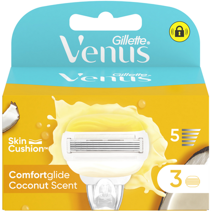 Сменные лезвия Venus Comfortglide для женской бритвы Coconut plus Olay 5 лезвий — идея для подарка Gillette
Сменные лезвия Venus Comfortglide для женской бритвы Coconut plus Olay 5 лезвий — идея для подарка Gillette