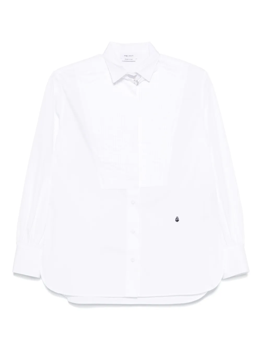 Рубашка с плиссированными вставками Alexander McQueen, белый
Рубашка с плиссированными вставками Alexander McQueen, белый