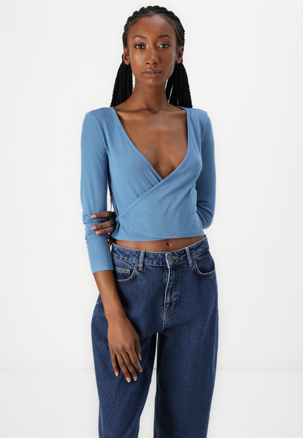 Топ с длинными рукавами Even&Odd, синий
Топ с длинными рукавами Even&Odd, синий