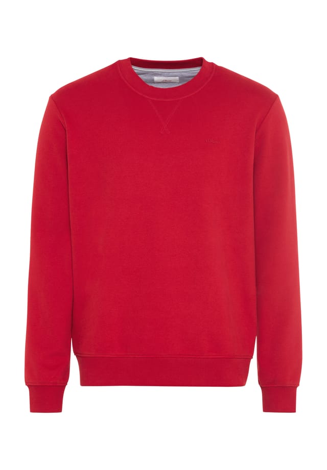 Толстовка с ребристыми манжетами и вышитым логотипом S.Oliver, красный
Толстовка с ребристыми манжетами и вышитым логотипом S.Oliver, красный