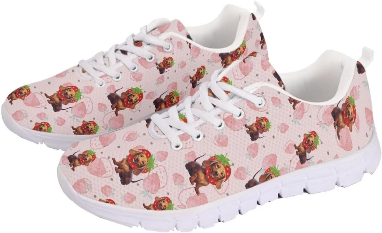 Кроссовки для взрослых девушек, дышащие теннисные кроссовки, беговая обувь, уличная обувь, спортивные кроссовки для женщин и мужчин Getelinseng, Dachshund Strawberry
Кроссовки для взрослых девушек, дышащие теннисные кроссовки, беговая обувь, уличная обувь, спортивные кроссовки для женщин и мужчин Getelinseng, Dachshund Strawberry