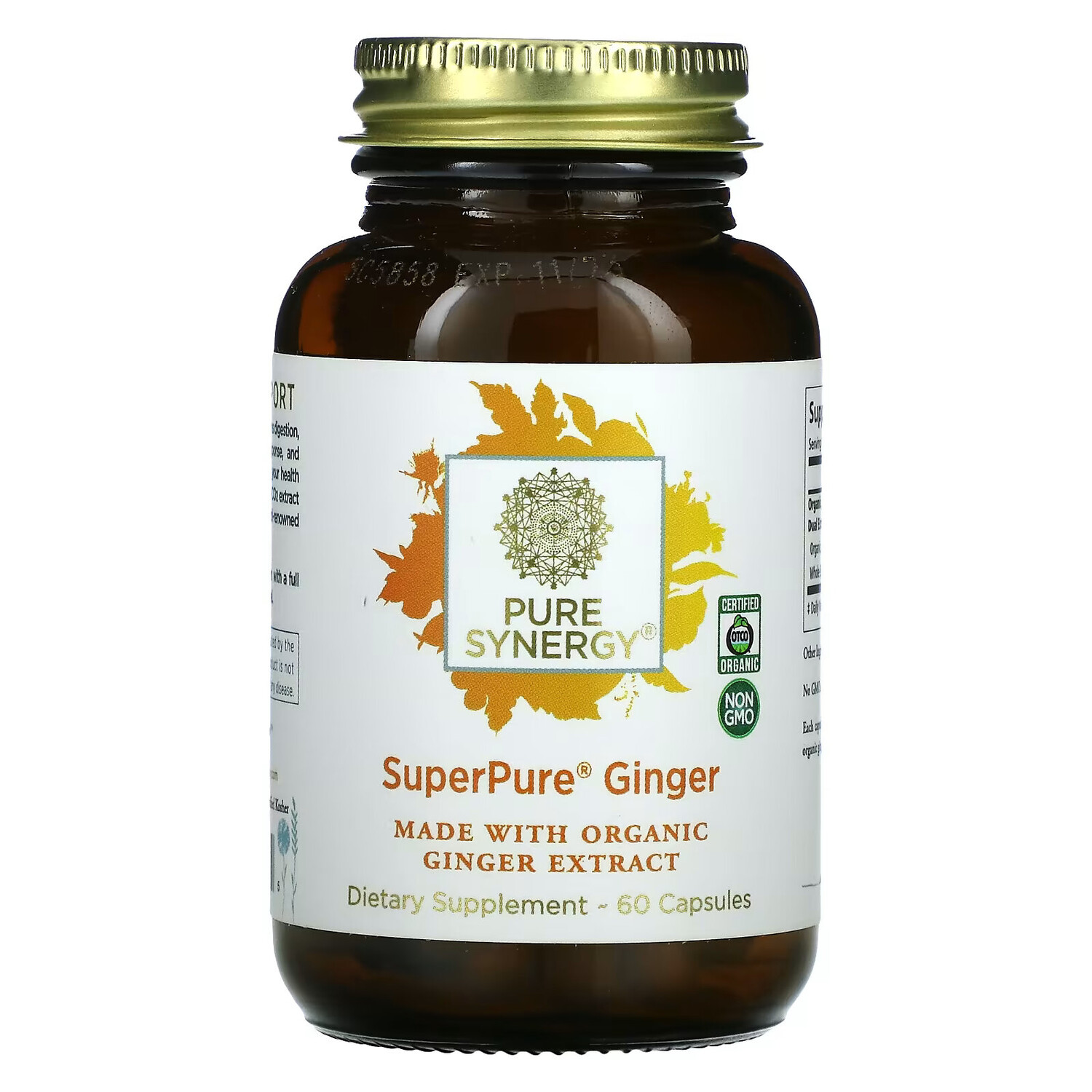 Pure Synergy, SuperPure Ginger, 60 капсул 
Pure Synergy, SuperPure Ginger, 60 капсул