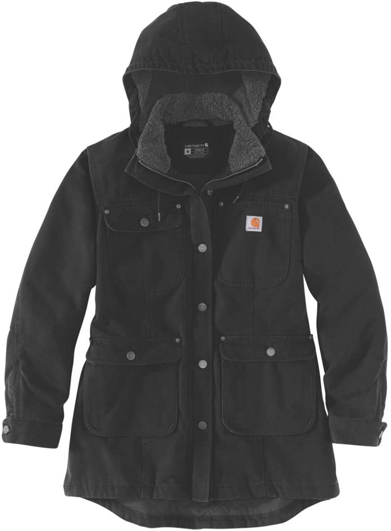 Пальто женское Carhartt Loose Fit Weathered Duck, черный
Пальто женское Carhartt Loose Fit Weathered Duck, черный