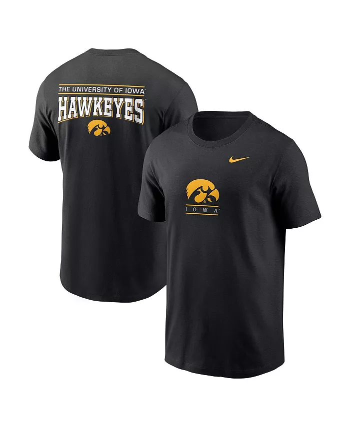 Мужская черная футболка Iowa Hawkeyes 2-Hit Nike
Мужская черная футболка Iowa Hawkeyes 2-Hit Nike