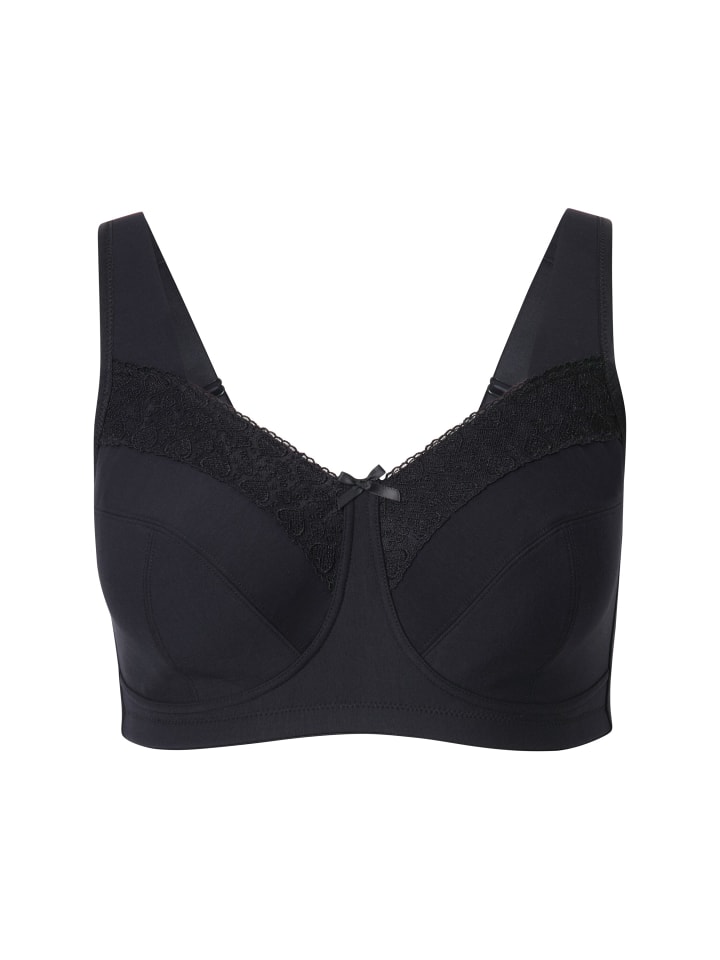 Бюстгальтер на косточках Ulla Popken, черный
Бюстгальтер на косточках Ulla Popken, черный