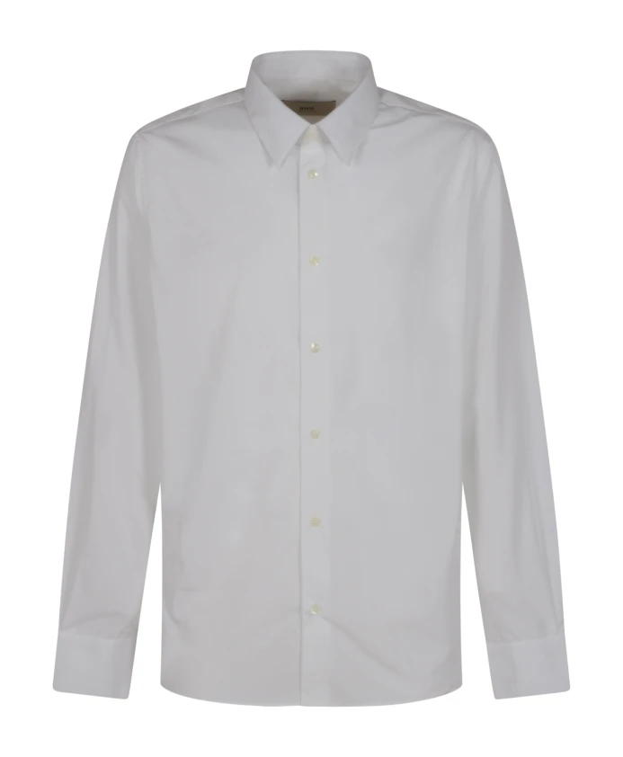 Белая мужская рубашка классического кроя Ami Paris, белый
Белая мужская рубашка классического кроя Ami Paris, белый