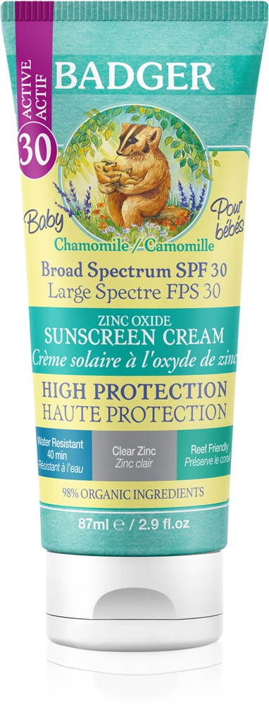 Солнцезащитный крем для новорожденных spf 30 Badger, 87 мл
Солнцезащитный крем для новорожденных spf 30 Badger, 87 мл