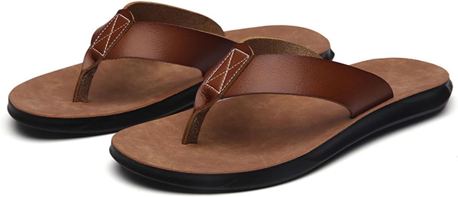 Сланцы Titype из кожи для мужчин и женщин, вьетнамки с поддержкой свода стопы, мягкой амортизирующей стелькой, удобные пляжные тапочки, коричневый
Сланцы Titype из кожи для мужчин и женщин, вьетнамки с поддержкой свода стопы, мягкой амортизирующей стелькой, удобные пляжные тапочки, коричневый