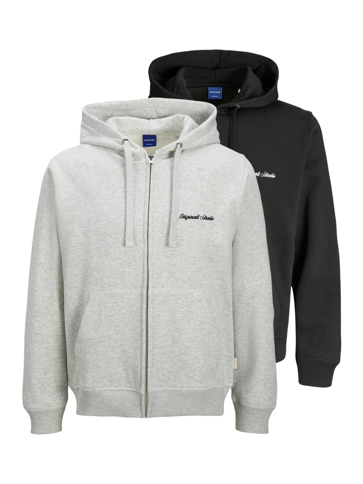 Толстовка/худи Norrebro светло-серого/черного цвета Jack & Jones
Толстовка/худи Norrebro светло-серого/черного цвета Jack & Jones