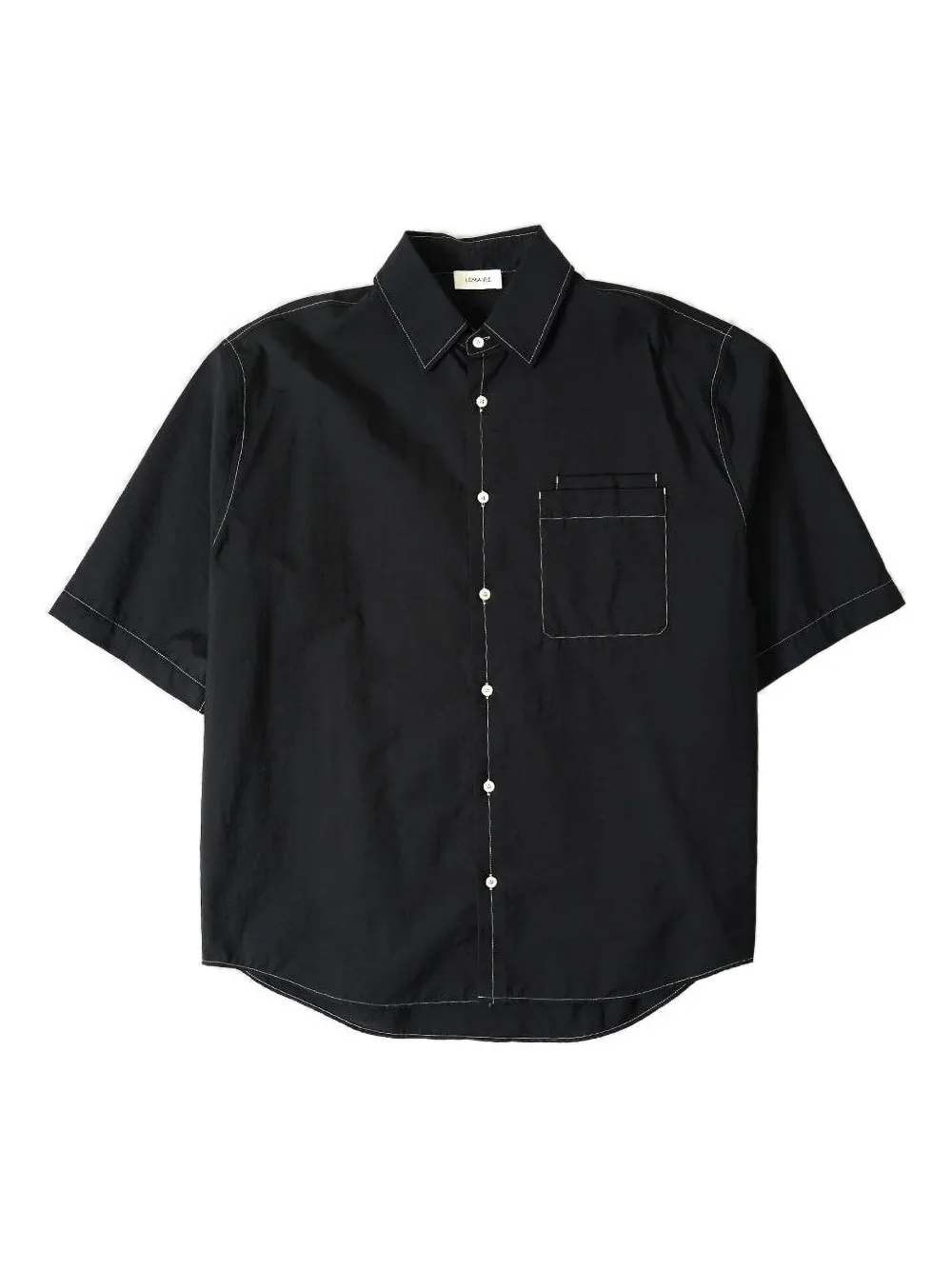 Рубашка с нагрудным карманом и контрастной прострочкой LEMAIRE, черный
Рубашка с нагрудным карманом и контрастной прострочкой LEMAIRE, черный