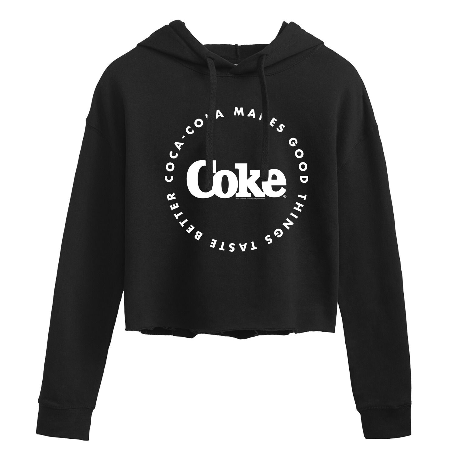 Укороченная толстовка с рисунком Coca-Cola Taste Better для юниоров Licensed Character, черный
Укороченная толстовка с рисунком Coca-Cola Taste Better для юниоров Licensed Character, черный