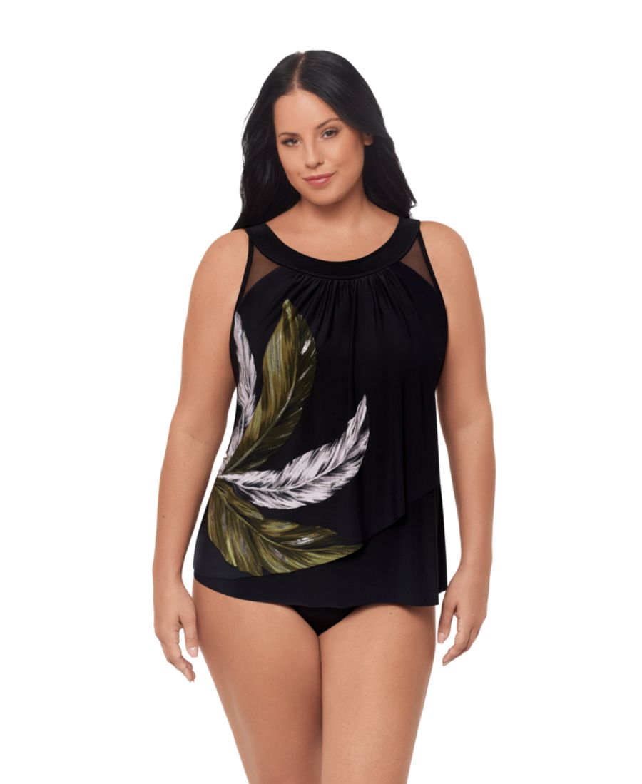 Топ танкини на косточках Boca Grande Ursula больших размеров Miraclesuit, Black/Multi
Топ танкини на косточках Boca Grande Ursula больших размеров Miraclesuit, Black/Multi
