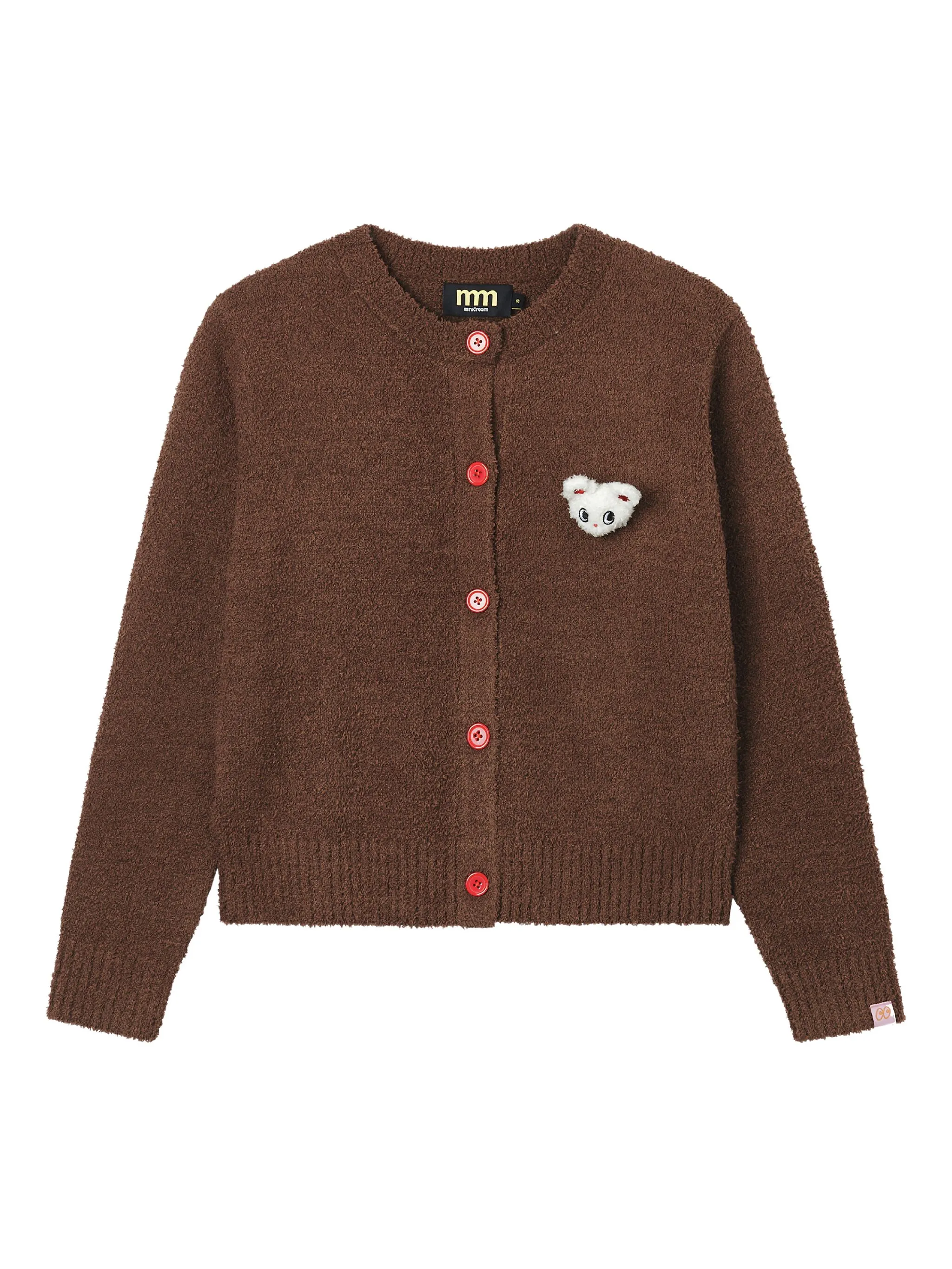 Кардиган с аппликацией Mini Cream, коричневый
Кардиган с аппликацией Mini Cream, коричневый