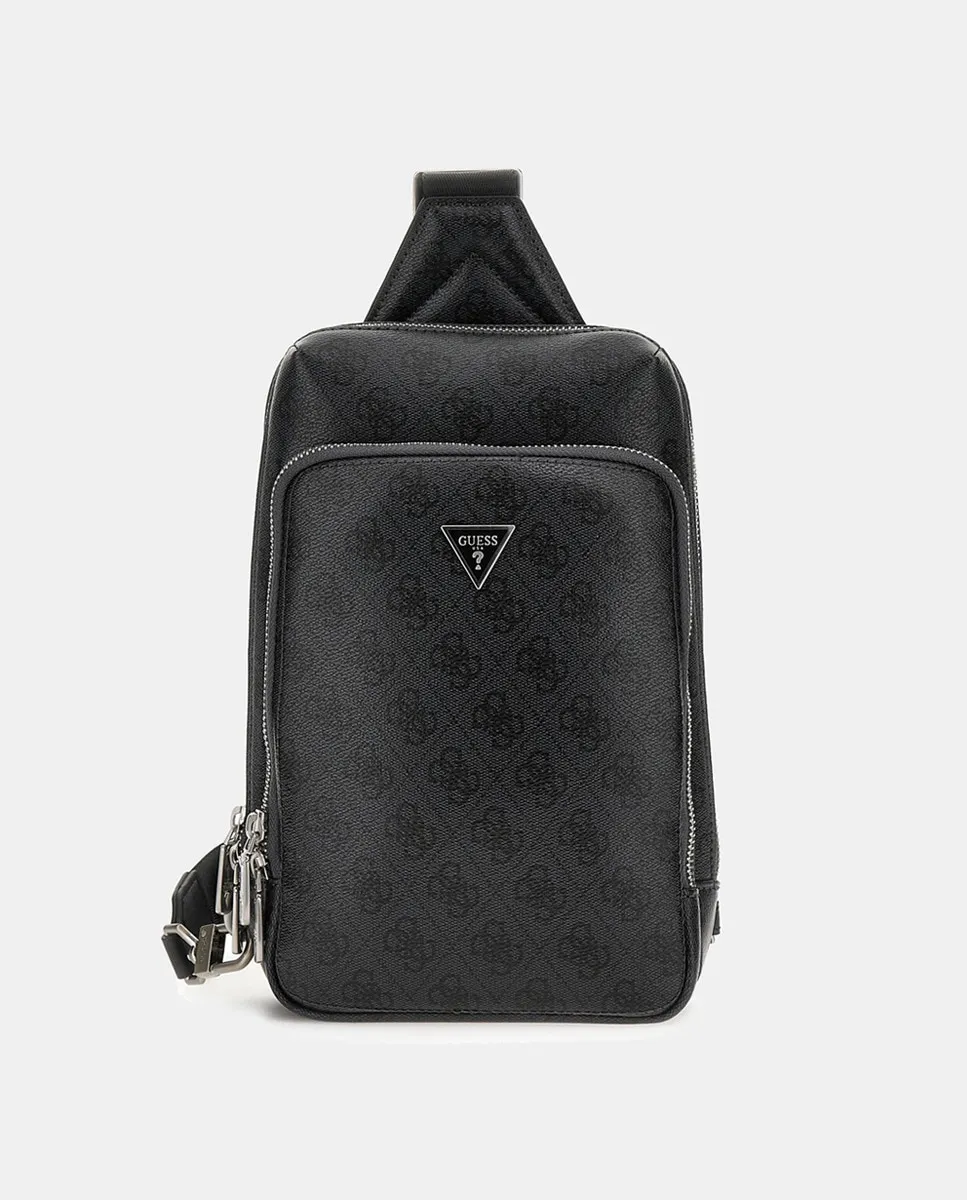 Мужская сумка через плечо с металлическим логотипом Guess, черный
Мужская сумка через плечо с металлическим логотипом Guess, черный