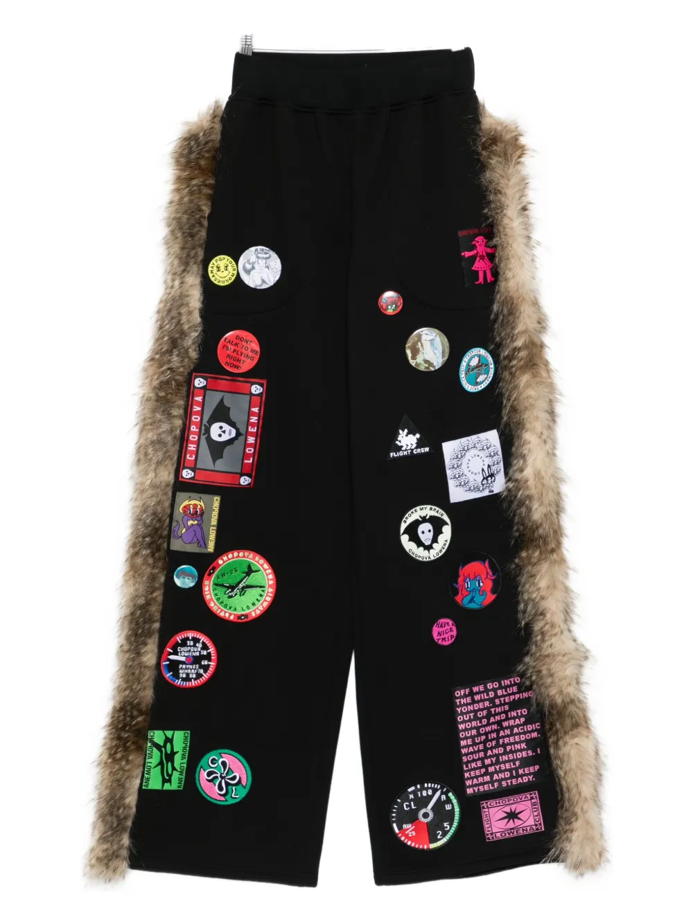 Брюки с аппликацией Chopova Lowena, черный
Брюки с аппликацией Chopova Lowena, черный