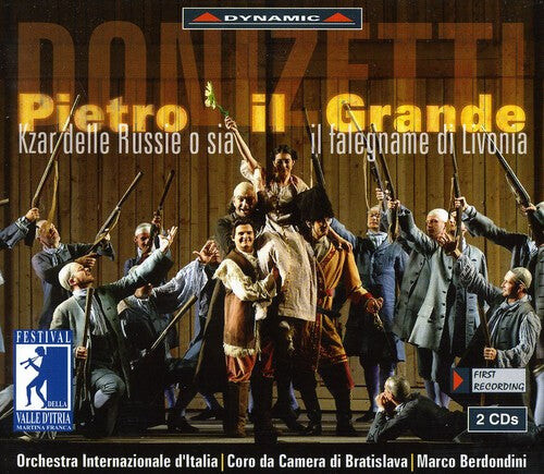 CD диск Donizetti / Priante / Codeluppi / Berdondini: Pietro Il Grande
CD диск Donizetti / Priante / Codeluppi / Berdondini: Pietro Il Grande