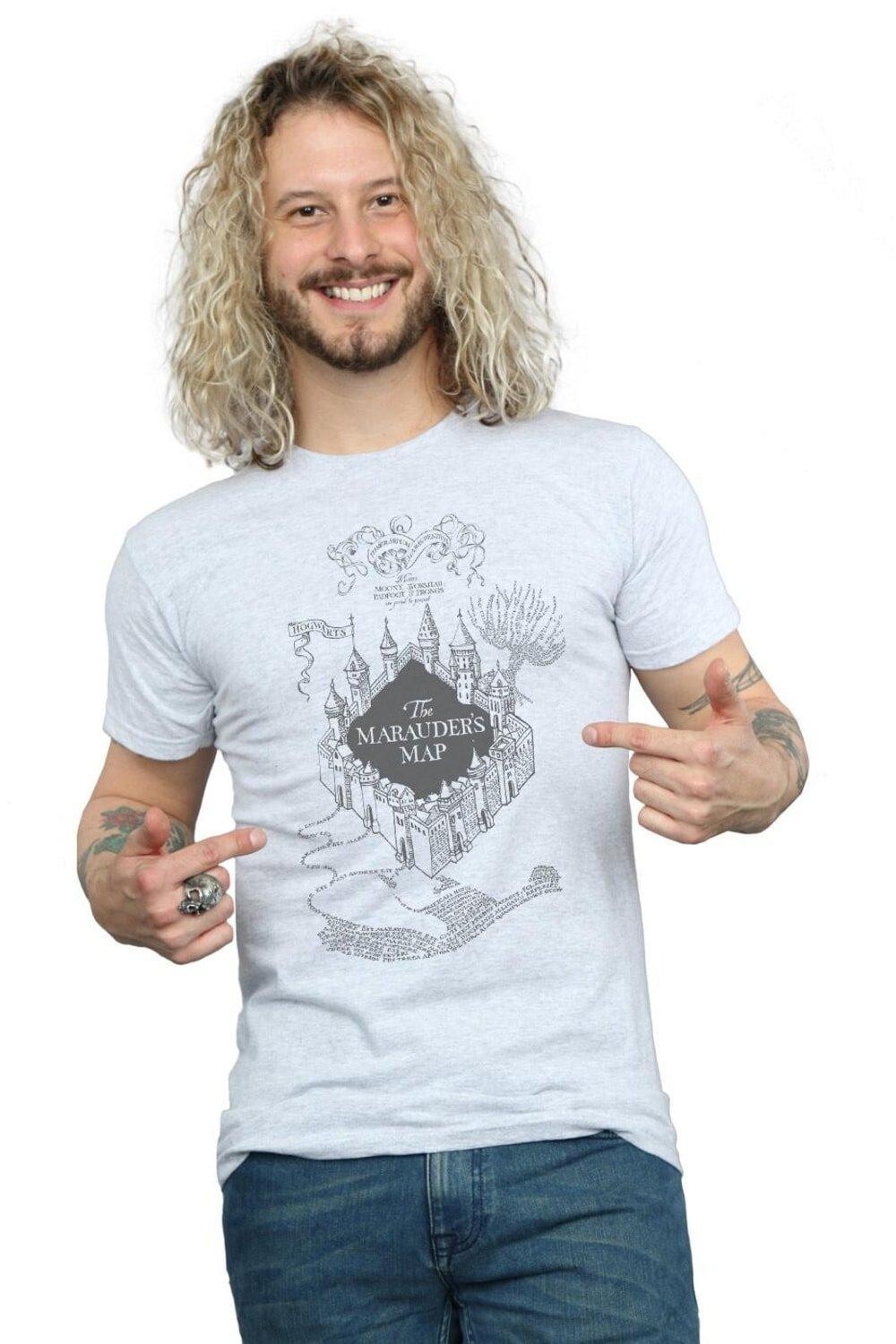 Футболка с картой мародера Harry Potter, серый
Футболка с картой мародера Harry Potter, серый