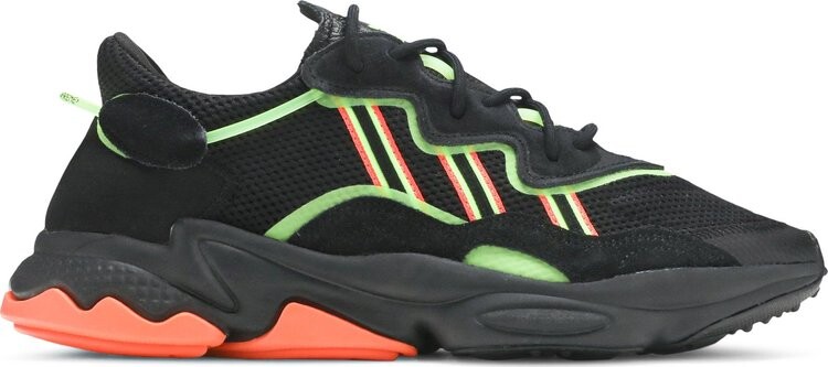 Кроссовки Adidas Ozweego 'Black Green Orange', черный 
Кроссовки Adidas Ozweego 'Black Green Orange', черный