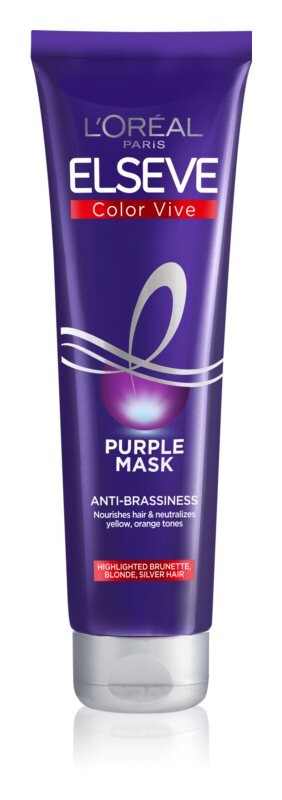 Питательная маска для светлых и балаяжных волос L’Oréal Paris Elseve Color-Vive Purple
Питательная маска для светлых и балаяжных волос L’Oréal Paris Elseve Color-Vive Purple