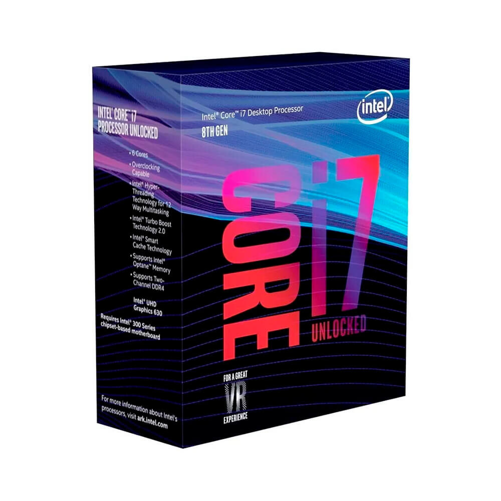 Процессор Intel Core i7 8700K BOX (без кулера)
Процессор Intel Core i7 8700K BOX (без кулера)