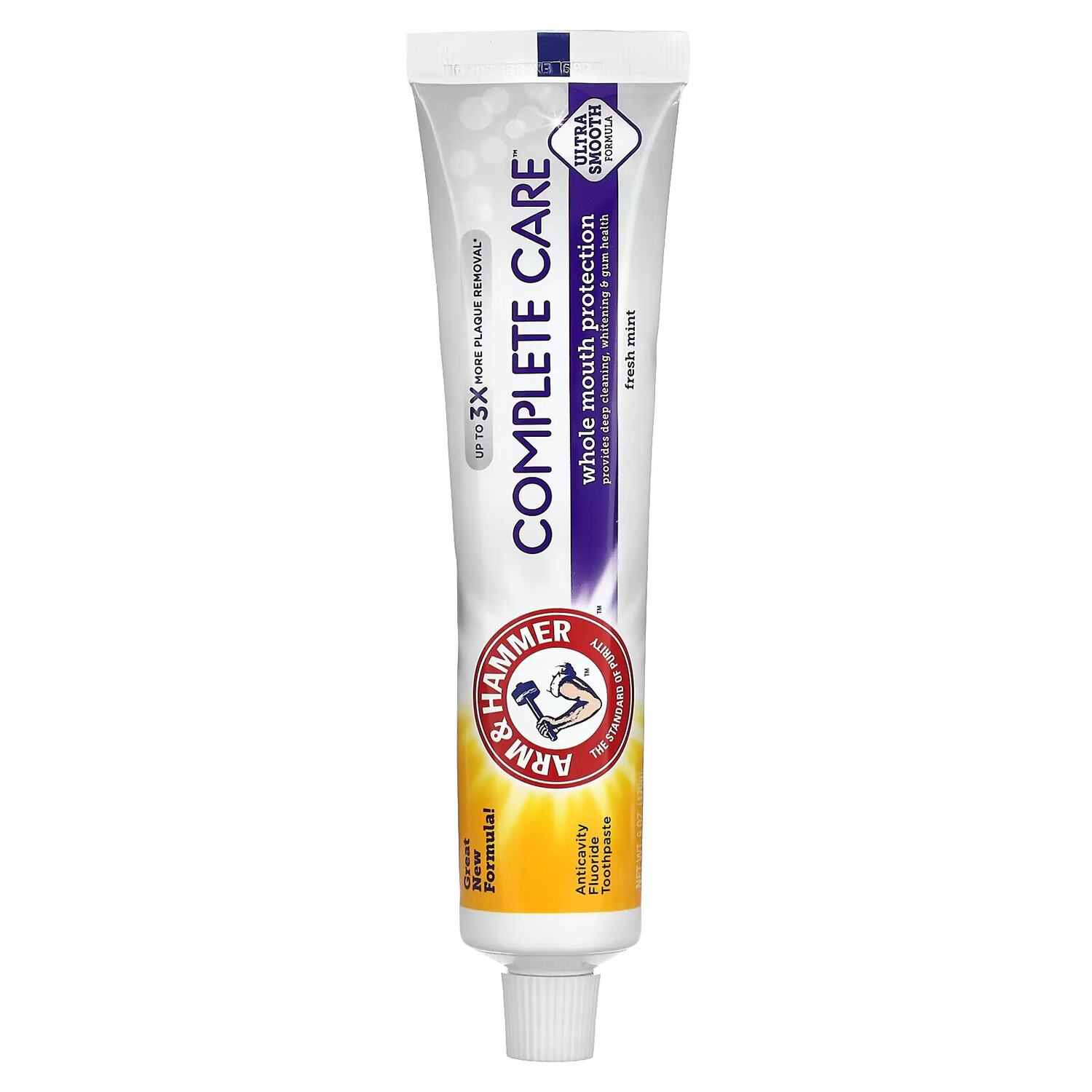 Arm & Hammer, CompleteCare, зубная паста со свежей мятой, 170 г (6,0 унции)
Arm & Hammer, CompleteCare, зубная паста со свежей мятой, 170 г (6,0 унции)
